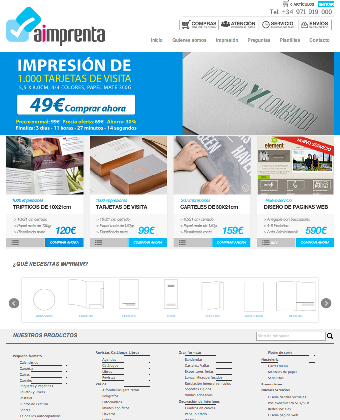 Aimprenta portafolio Aimprenta - diseño a medida Pressero